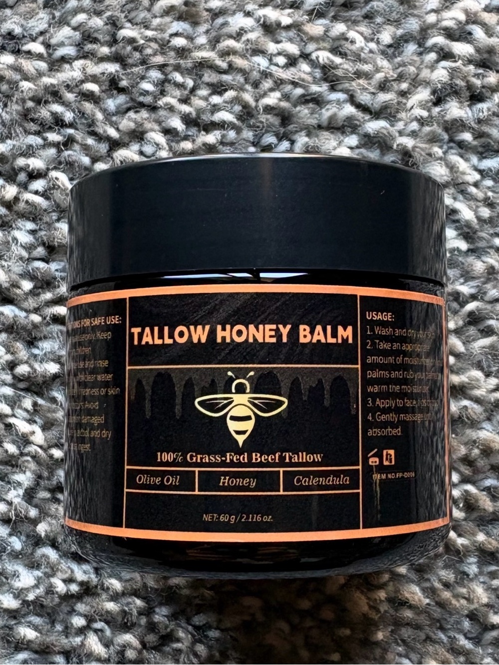 - Olive Oil & Honey Skin Salve (Black Label)